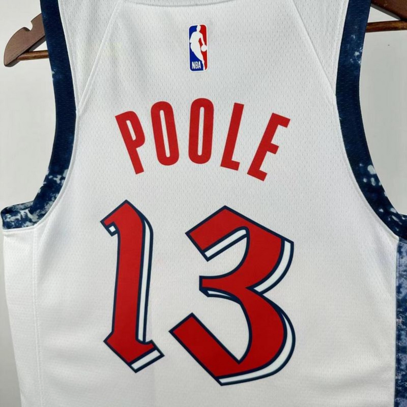 NBA Washington Wizards 2025 City Edition Edition Swingman White Jersey POOLE#13 S-XXL