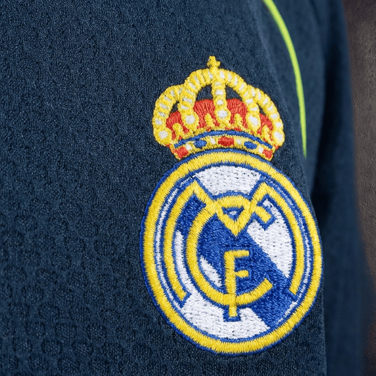 2025/26 Real Madrid Training Deep Grey Polo Fan version