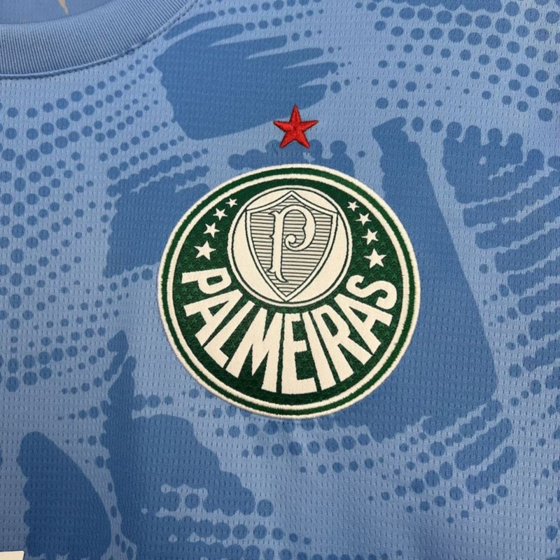 2025/26 Palmeiras Goalkeeper Blue jersey Fan Version
