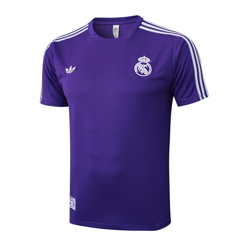 2025/26 Real Madrid Purple Training Set Shirt and Shorts