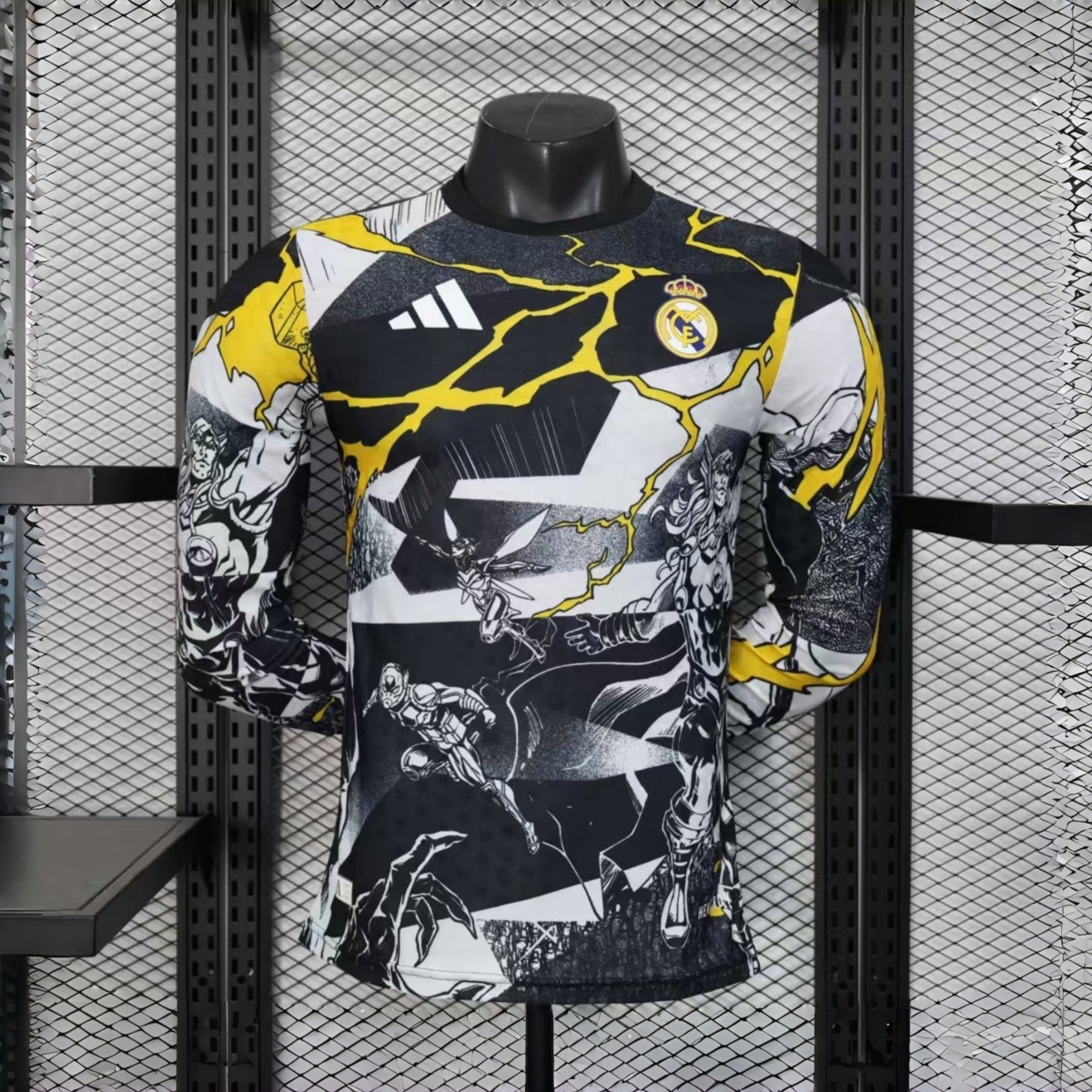 2025/26 Real Madrid Marvel Comics jersey Player version