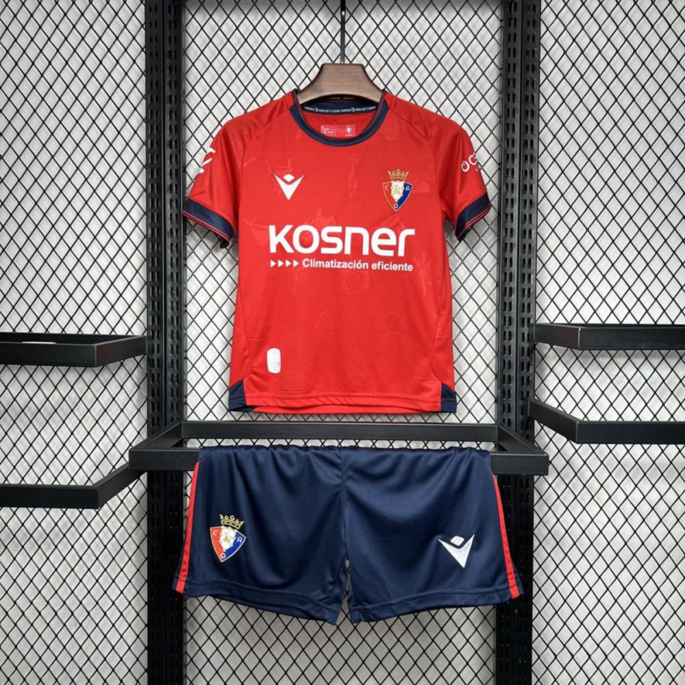 2024/25 Kids Osasuna Home jersey Kid Kits Size 16-28