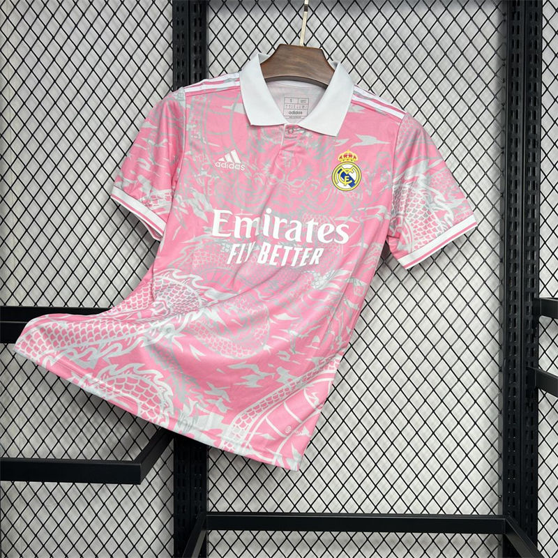 2023/24 Real Madrid Pink Dragon Special Edition Jersey Fan Version
