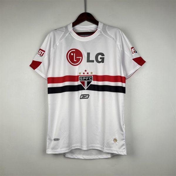 Retro 2007/08 sao paulo home jersey Fan Version