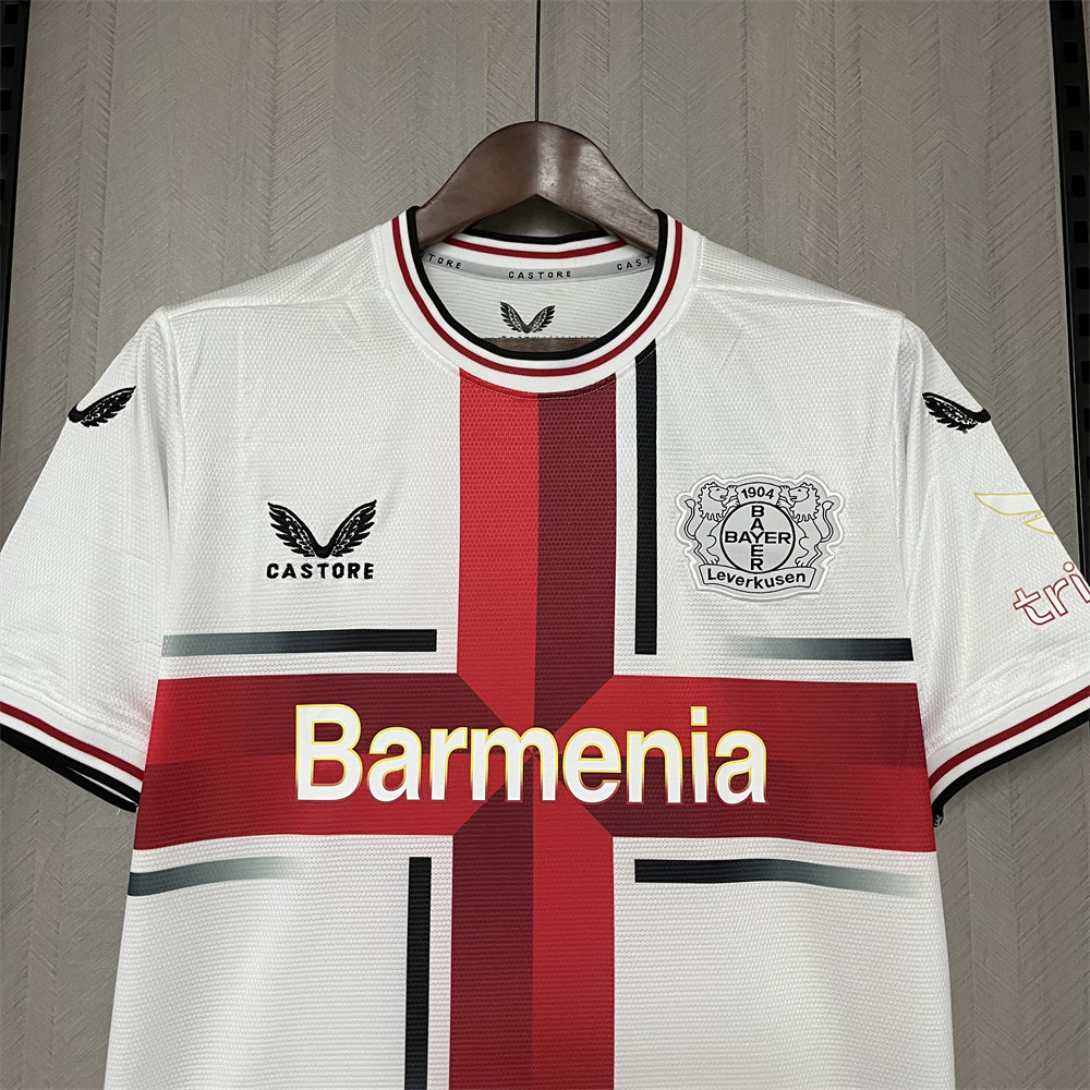 2024/25 Bayer 04 Leverkusen Away Jersey Fan Version