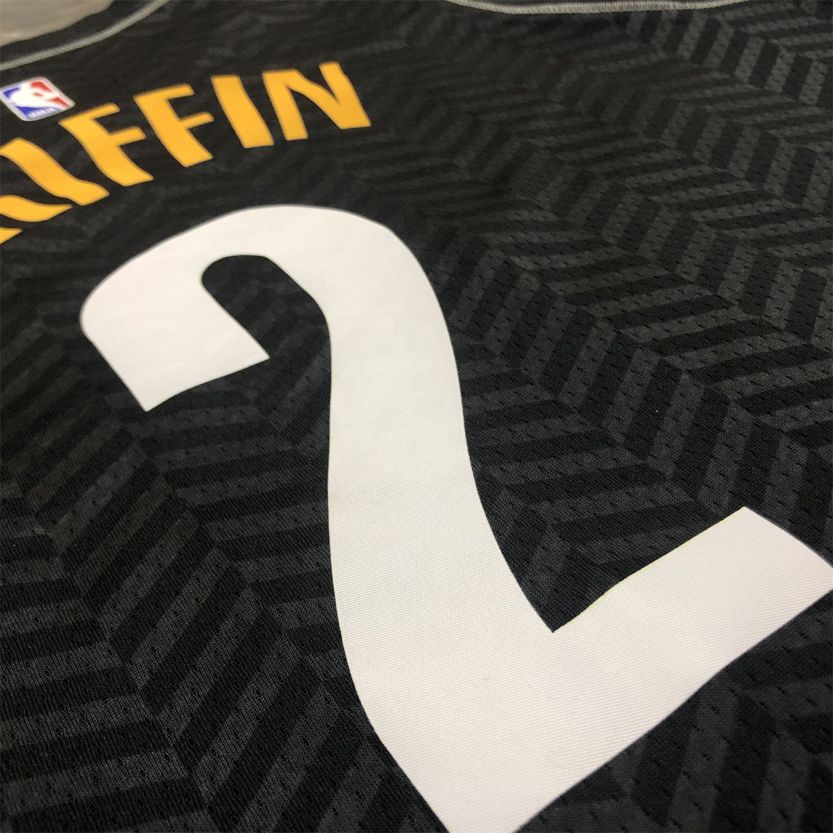 NBA Brooklyn Nets V-Neck Black Jersey GRIFFIN#2 S-XXL