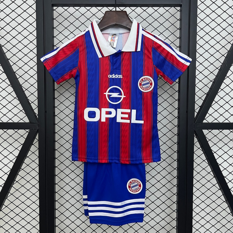 Retro Bayern Munich 95/97 Home jersey Kid Kits Size 16-28