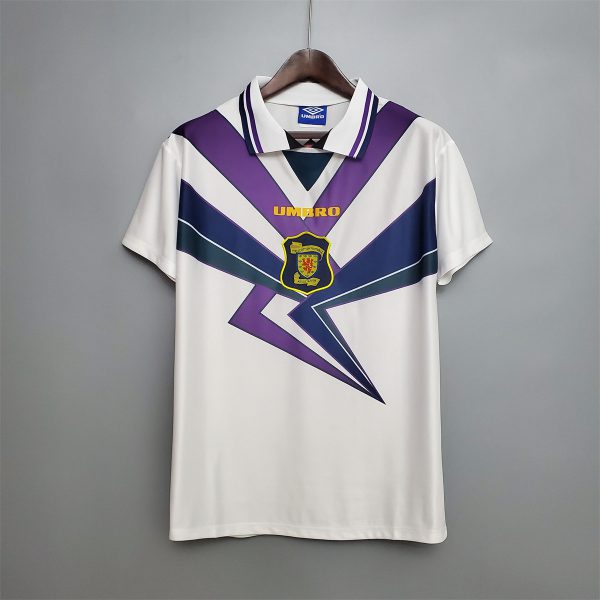 Retro Scotland 94/96 White jersey Fan Version
