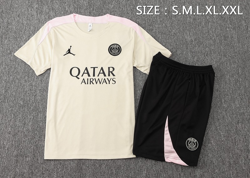 24/25 Psg apricot Training Set Shirt and Shorts