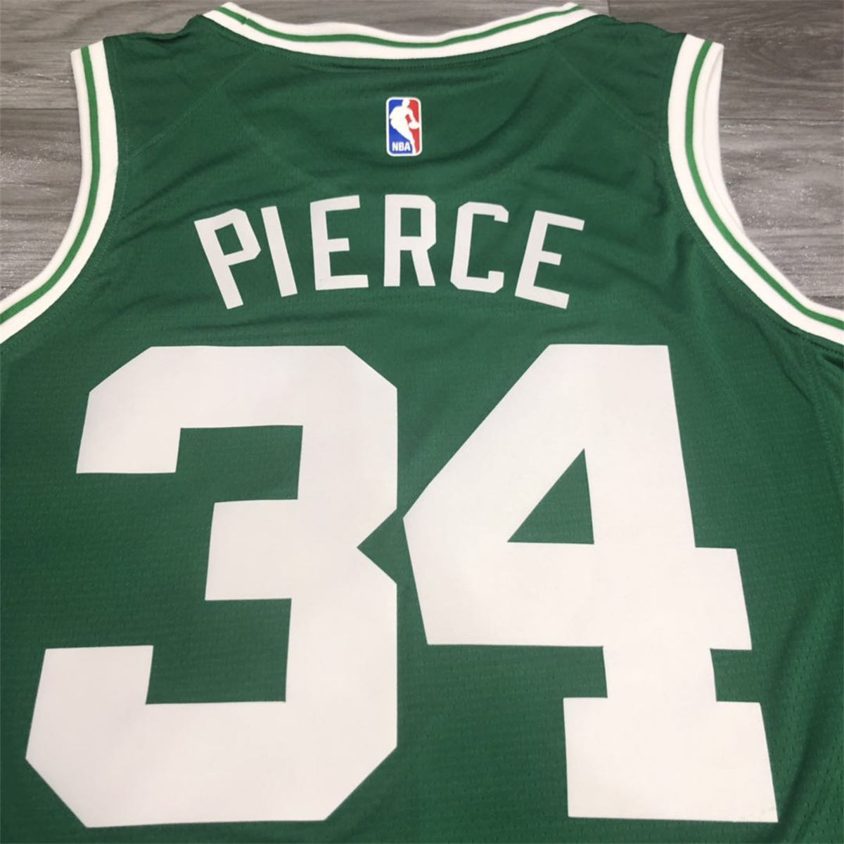 NBA Boston Celtics round neck Retro Green Jersey Pierce#34 S-XXL