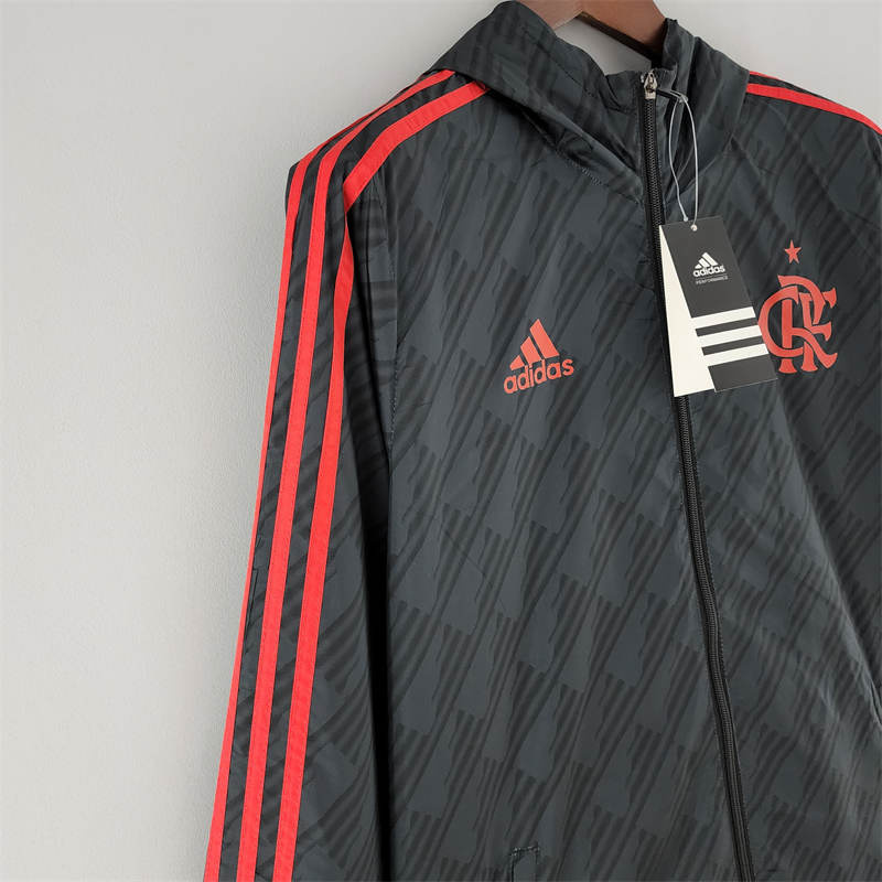 2022 Flamengo Windbreaker Black Red Edge Sport Unifom jersey Sport Unifom