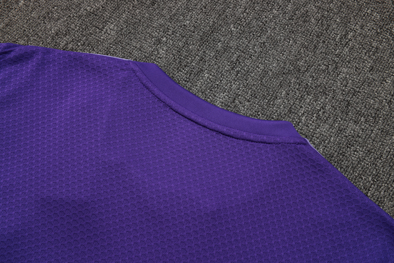2025/26 Real Madrid Purple Training Set Shirt and Shorts