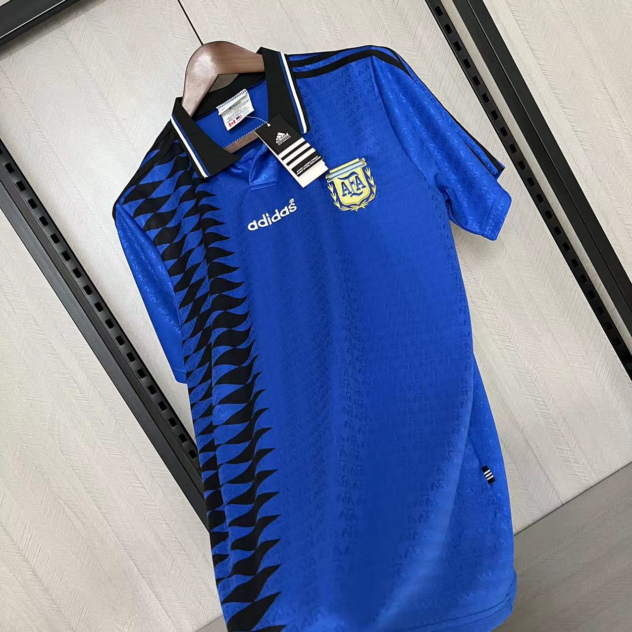 Retro Argentina 1994 Away jersey Fan Version