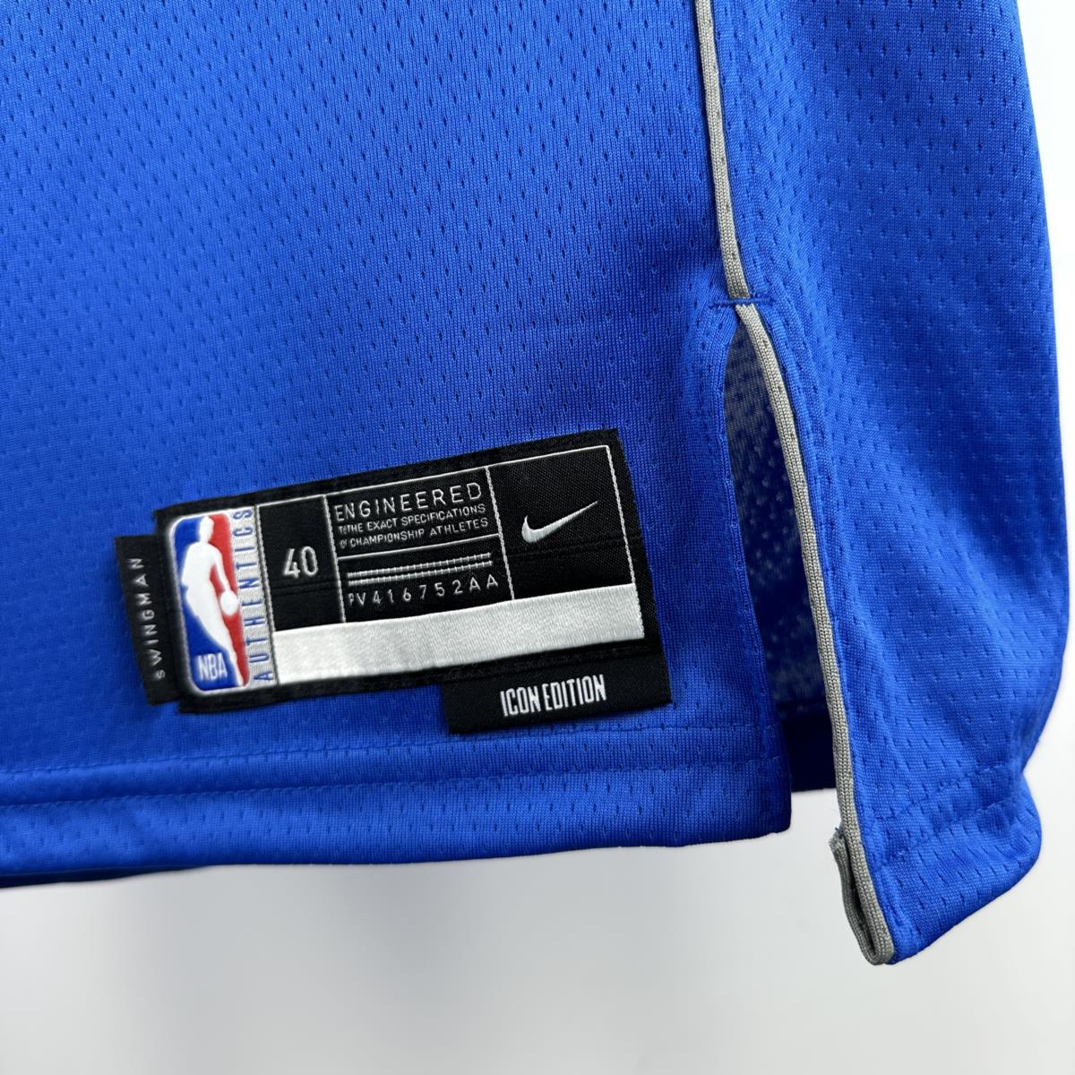 NBA Dallas Mavericks V-Neck Blue Jersey DAVIS#3 S-XXL