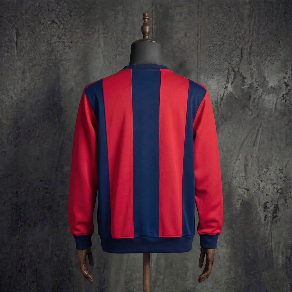 2025/26 Barcelona Long Sleeve Red & Blue Sweatshirt