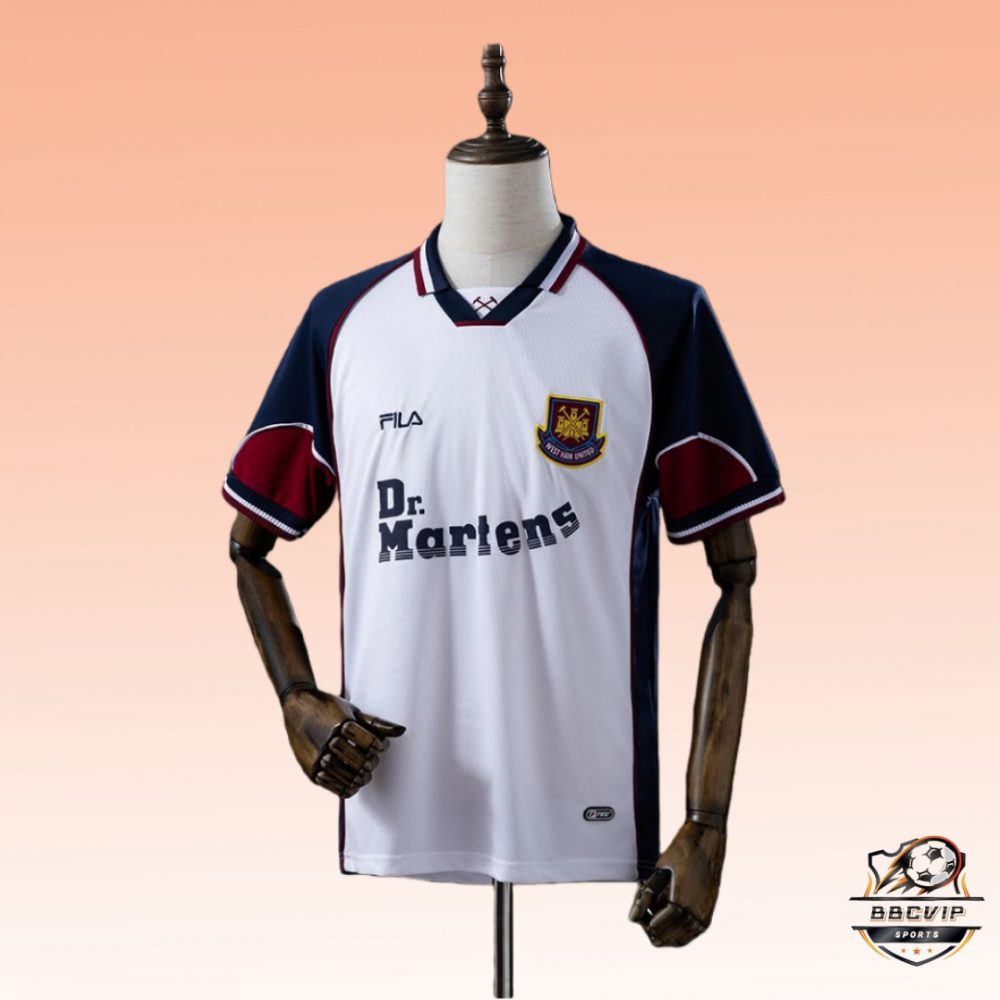 Retro West Ham United 1999/2001 away jersey Fan Version
