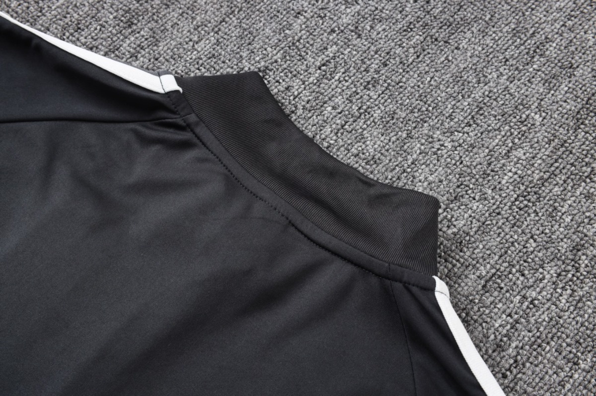 2026 Germany Dark gray Long-sleeved half-pull training kit