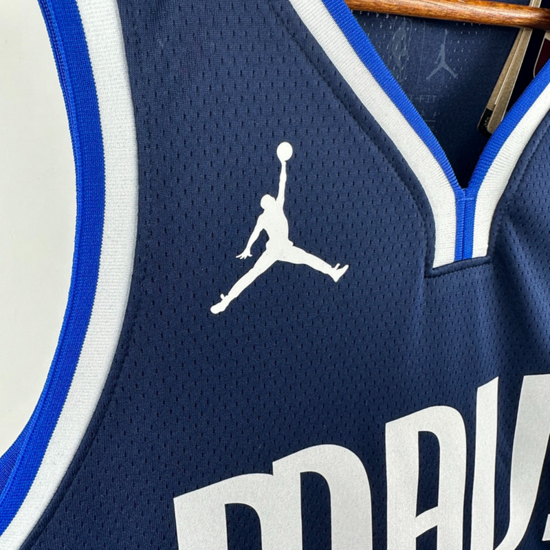 NBA Dallas Mavericks V-Neck Royal Blue Jersey FLAGG#32 S-XXL