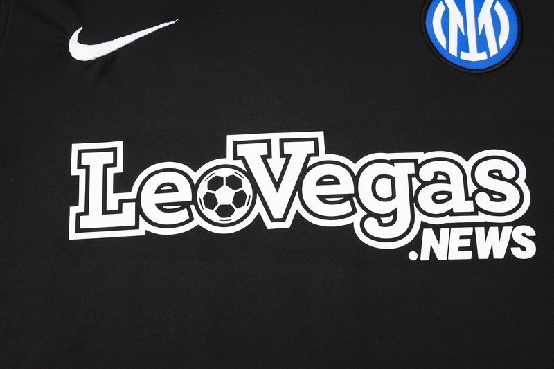 24/25 Inter Milan Black Training Set Shirt and Shorts
