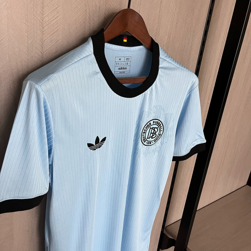 2025/26 Germany 125th Anniversary Blue Jersey Fan Version