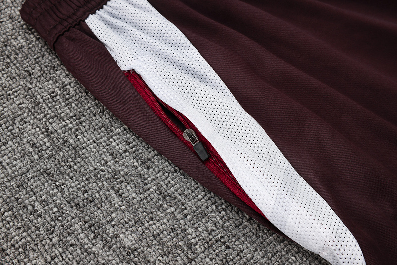 24/25 Bayern Munich Red-brown Training Set Shirt and Shorts
