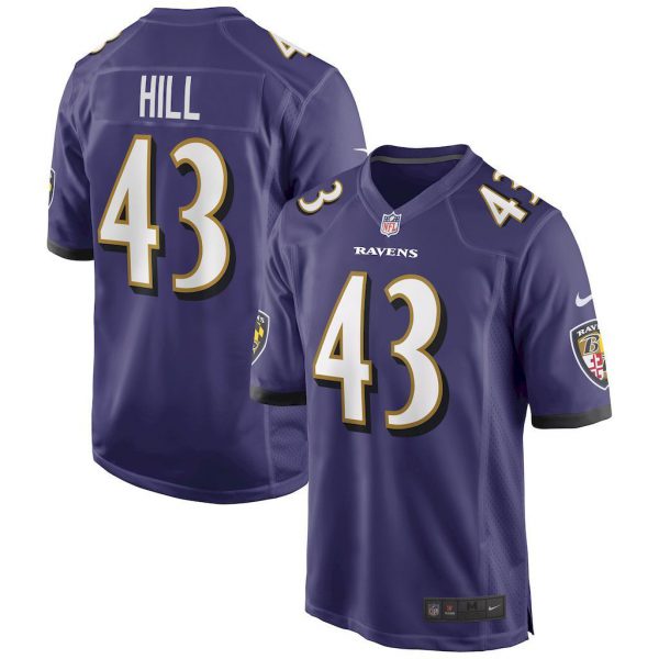 NFL Baltimore Ravens Jeysey HILL #43