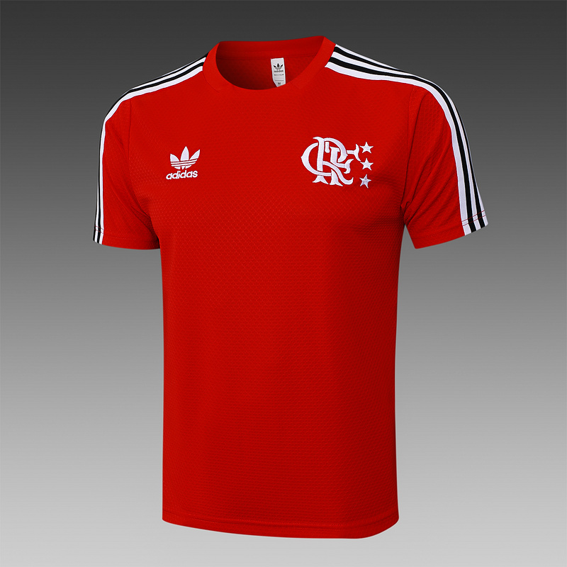 2025/26 Flamengo Red Training Set Shirt and Shorts