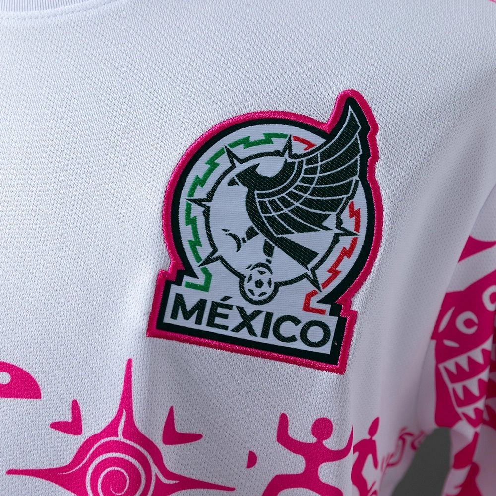 2025/26 Mexico Special Edition White and Pink Jersey Fan Version