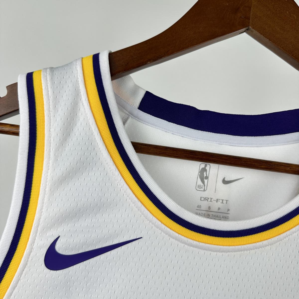 NBA Los Angeles Lakers Dončić#77 2025 White Association Edition Swingman Jersey S-XXL