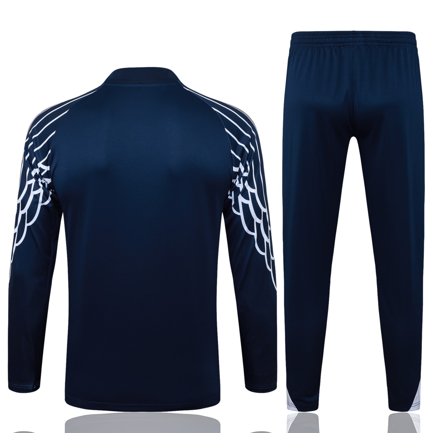 202526 Paris royal blue Long-sleeved half-pull training kit Football team kit