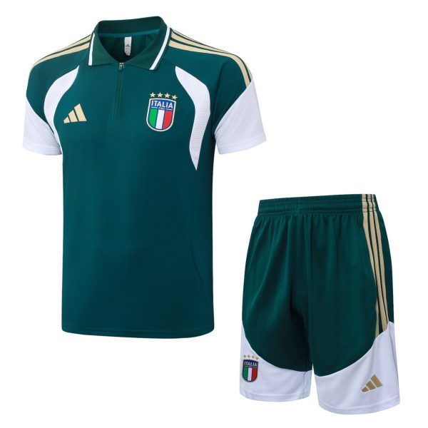 2026 Italy Green Training Set Shirt and Shorts