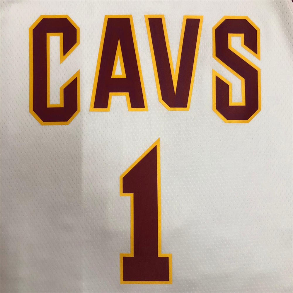 NBA Cleverland Cavaliers V-Neck White jersey ROSE#1 S-XXL