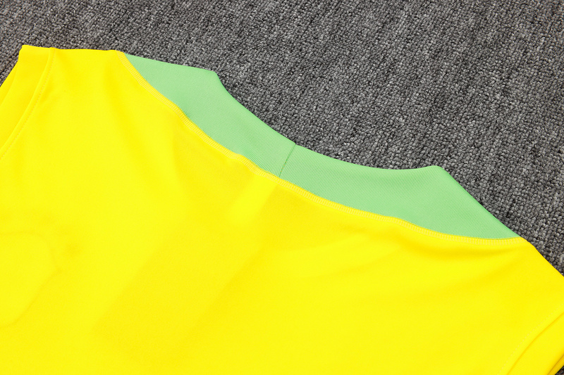 24/25 Brazil Yellow Training Set Shirt and Shorts