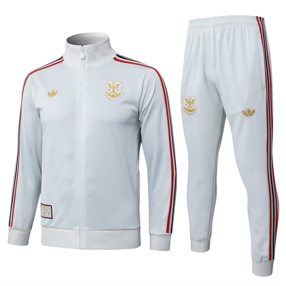 2026 Flamengo Grey Jacket Training Suit Set