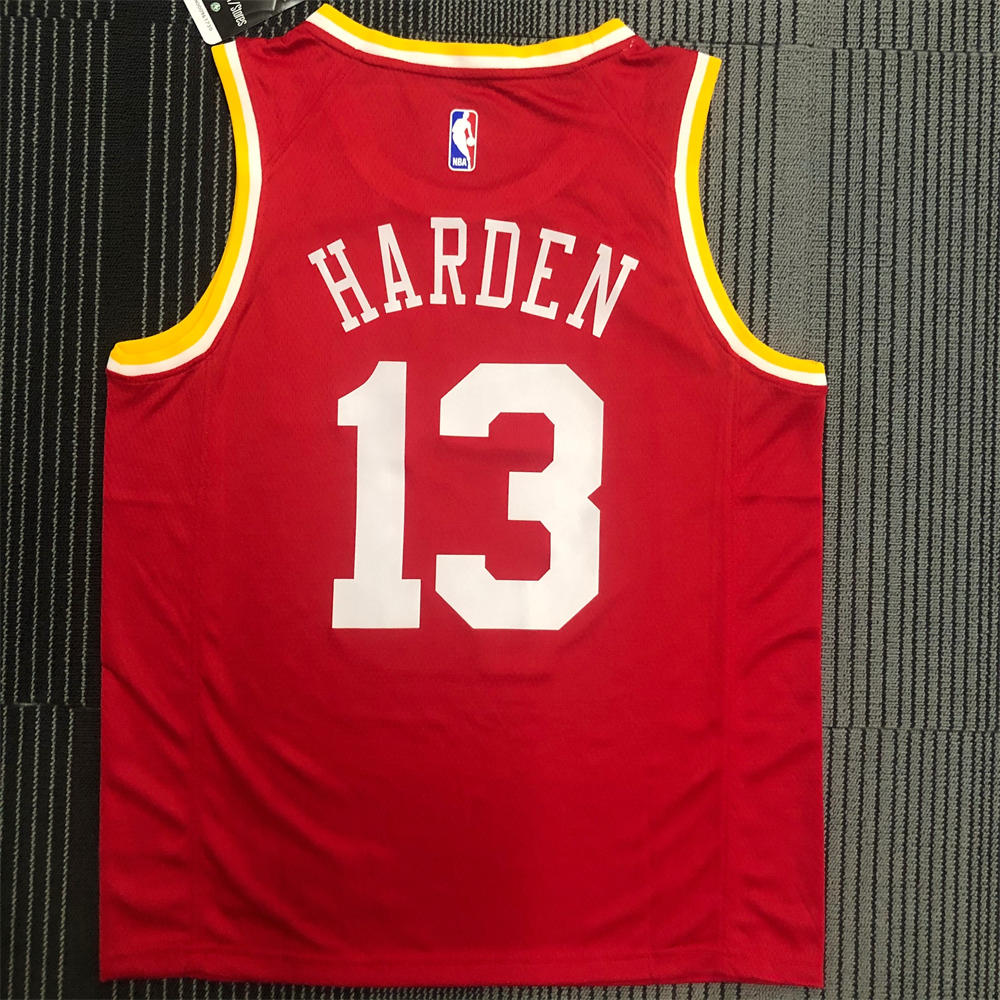 NBA Houston RocketsRound Neck Red Jersey HAEDEN#13 S-XXL