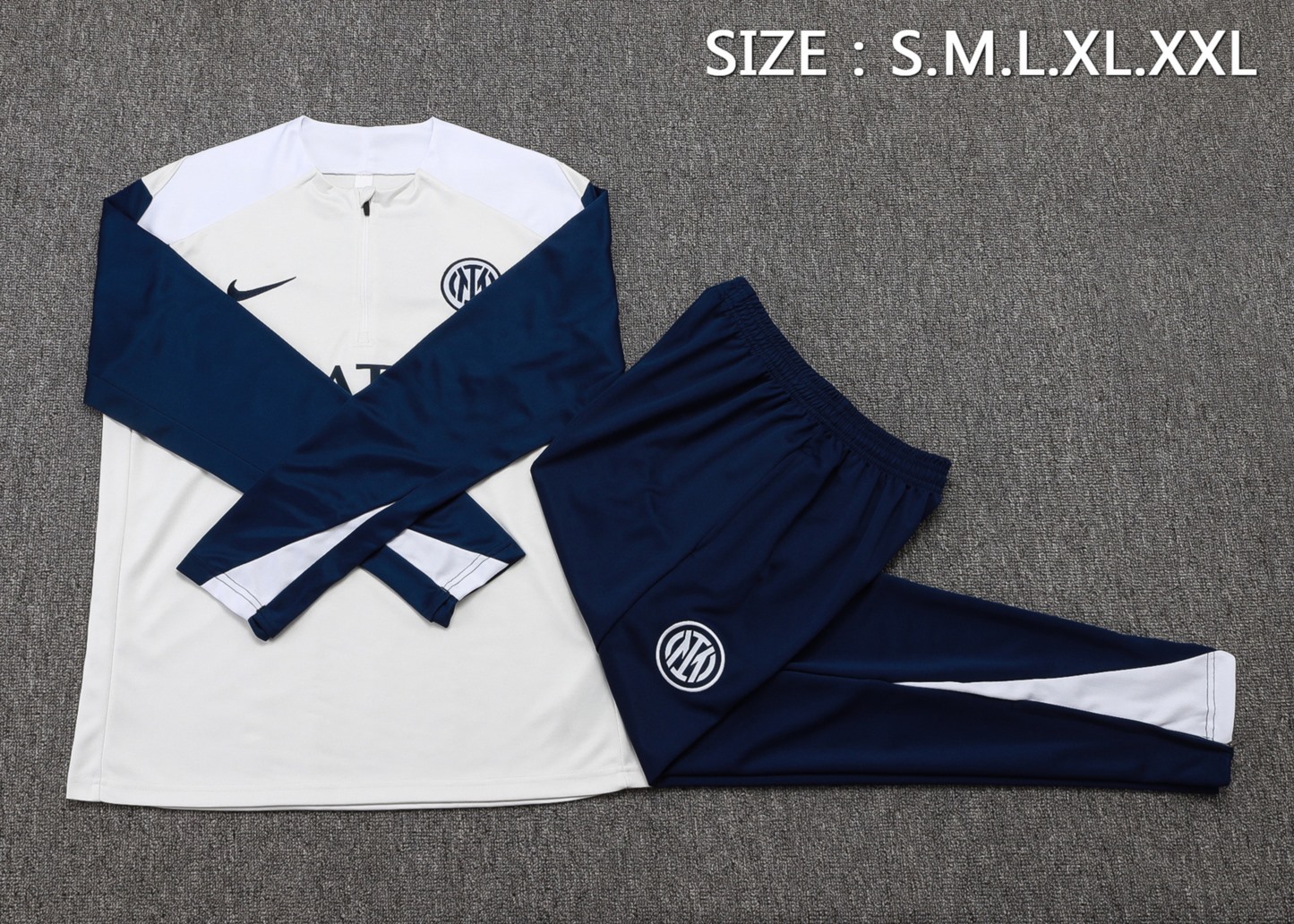 202526 Inter Milan maroon Long-sleeved half-pull training kit Football team kit