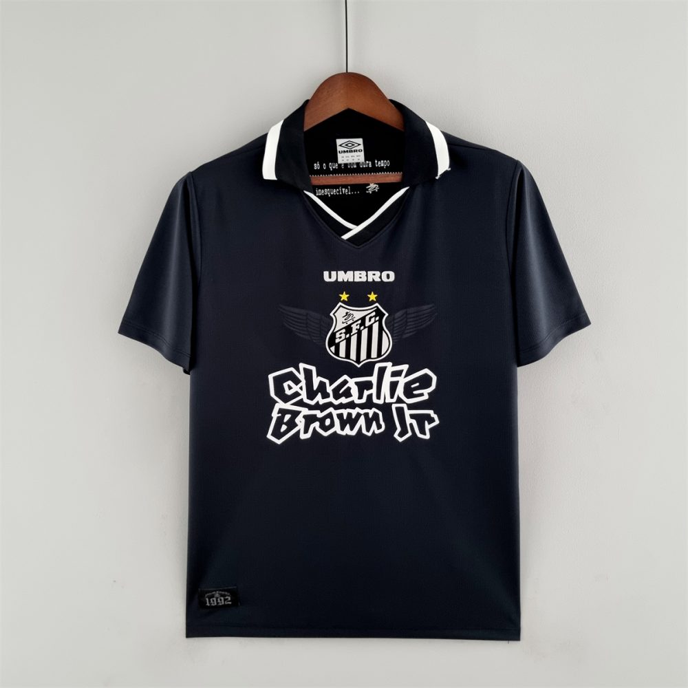 2022/23 Santos UMBRO DAYS OF GLORY Black jersey Fan Version