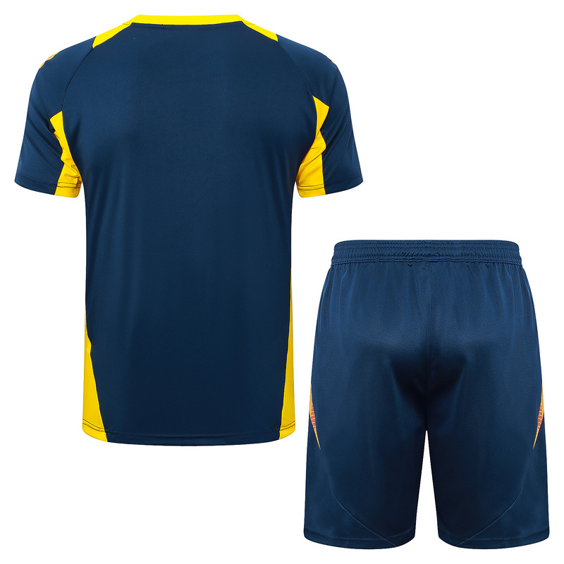 24/25 Real Madrid Royal blue Training Set Shirt and Shorts