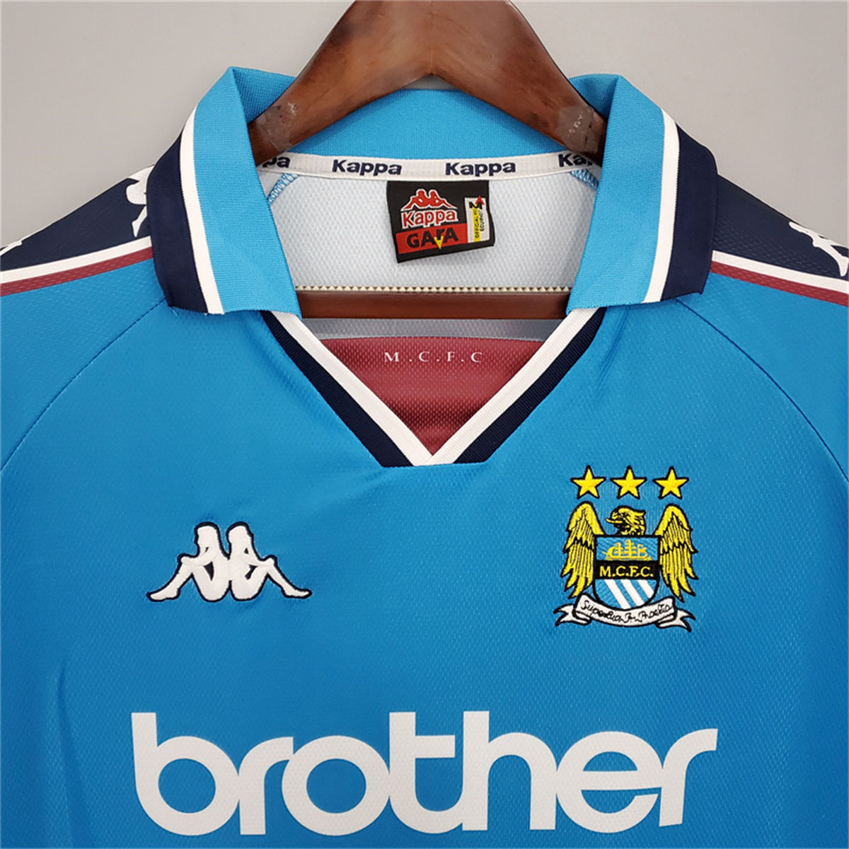 Retro Manchester City 97/99 home jersey Fan Version