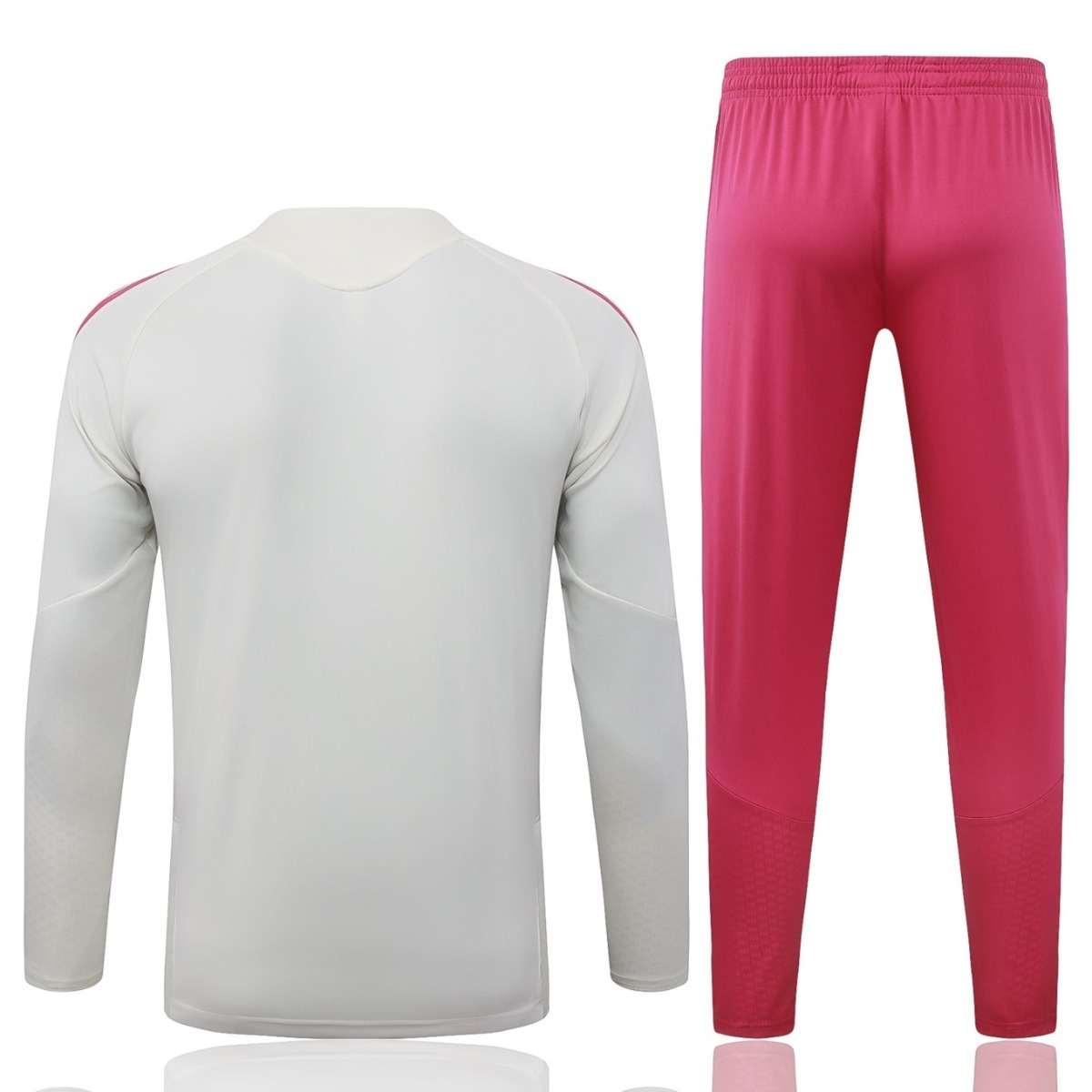 2026 Real Madrid Beige Long-sleeved half-pull training kit