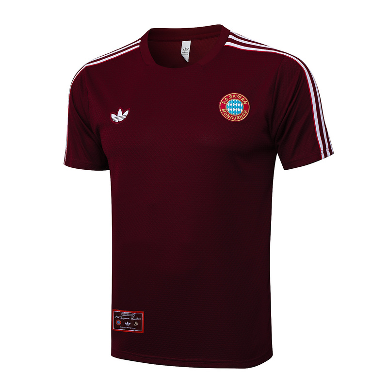 2025/26 Bayern Munich maroon Training Set Shirt and Shorts