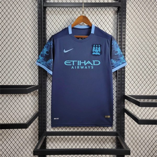 Retro Manchester City 15/16 version Away jersey Fan Version