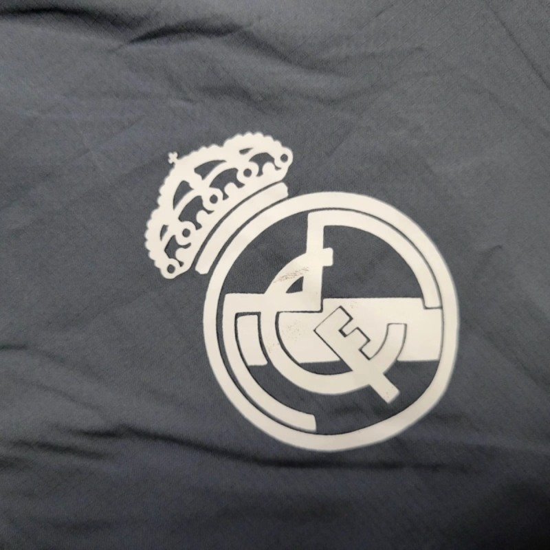 2025 Real Madrid Grey Windbreaker Sport Unifom jersey Sport Unifom