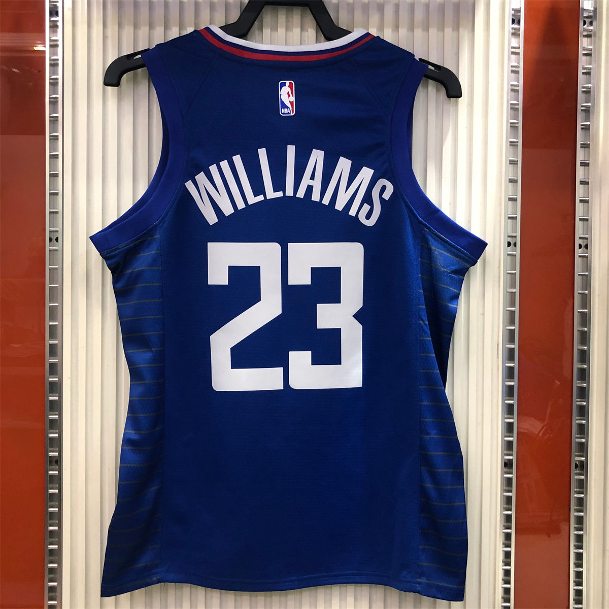 NBA Los Angeles Clippers V neck Blue Jersey WILLIAMS#23 S-XXL