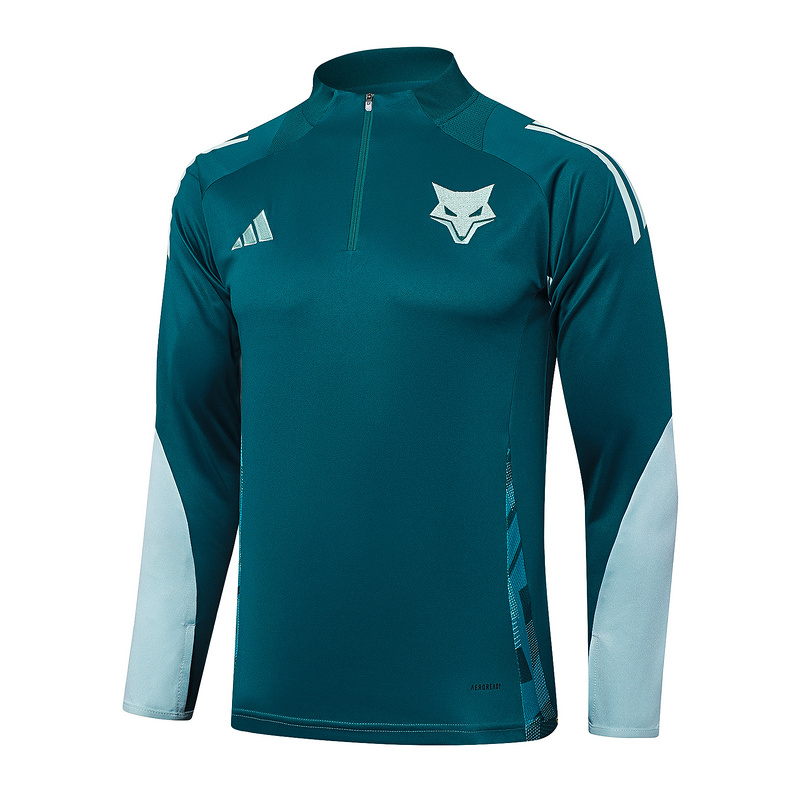 24/25 Cruzeiro Green Long-sleeved half-pull training kit Football team kit