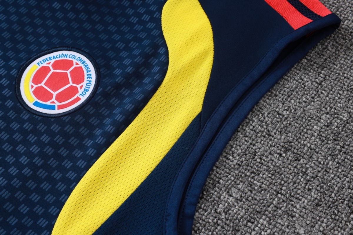 2026 Colombia Royal blue Training Set Shirt and Shorts