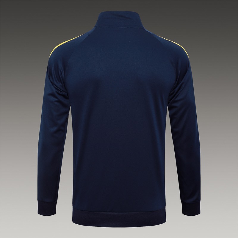 2024/25 Real Madrid Purple Black Jacket Training Suit Set Football Team Shirt Sports Fashion
