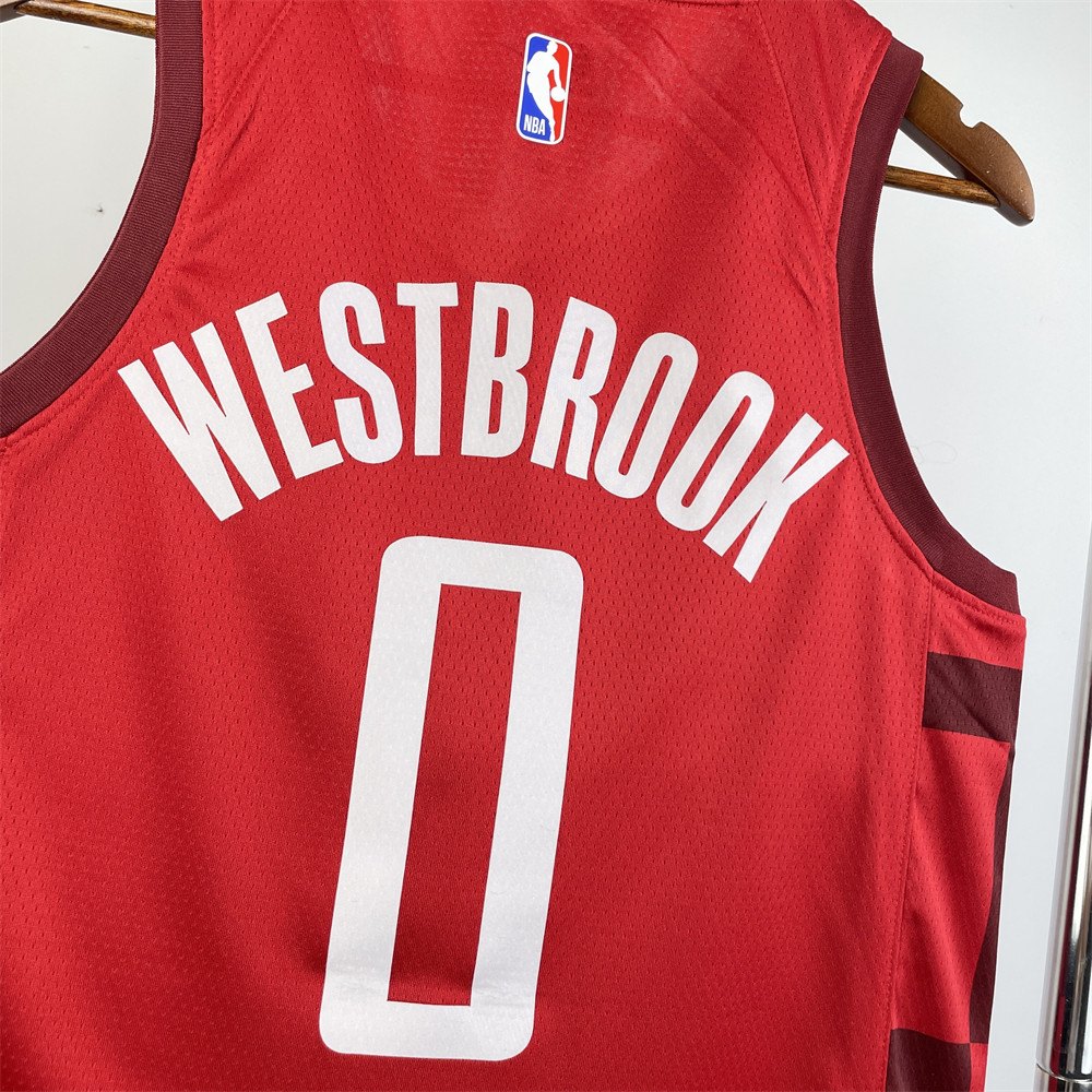 NBA Houston Rockets WESTBROOK#0 2018/19 Earned Edition Swingman Jersey S-XXL