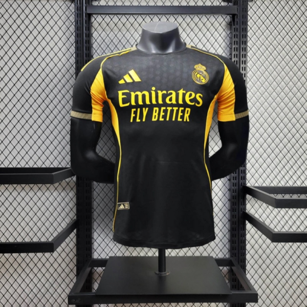 2025/26 Real Madrid Special Black Edition jersey Player Version
