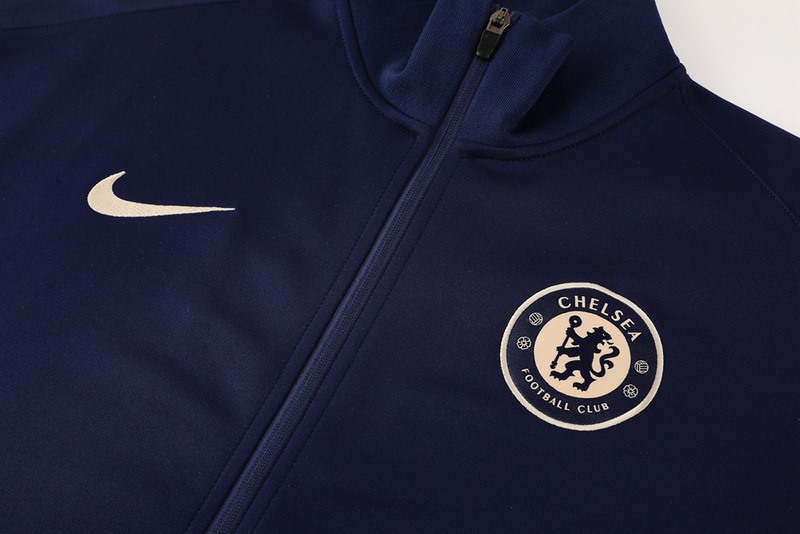 2024 Chelsea Royal Blue Jacket Training Suit Set Football Team Shirt Sports Fashion